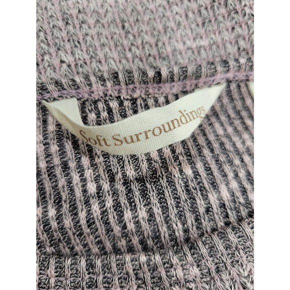 Soft Surroundings Bailey Waffle Knit Thermal Long Sleeve Pullover Tunic Size L - Picture 10 of 11
